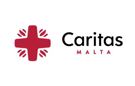 Matthew Bartolo working experience atCaritas Helping hands symbol in healthcare logo representing compassion and support for mental health and community well-being.