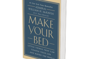 Restful sleep, personal growth, and positive change are key themes in this book by Admiral William H. McRaven.