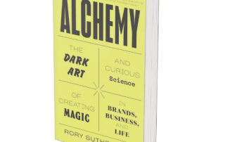 Alchemy Book Cover - Dark Art and Curious Science of Brands, Business, and Life by Rory Sutherland.