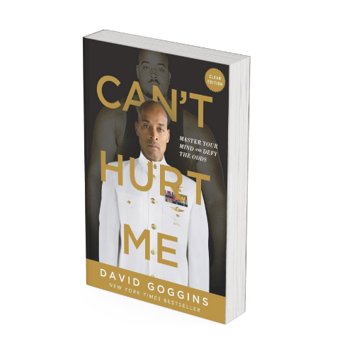 Book cover for Can't Hurt Me by David Goggins