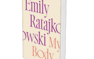 Emily ratajkowski my body book cover, white background with purple and red text, of a psychological or self-help book on body image and personal identity.