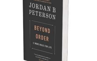 Insightful book cover image for "Beyond Order" by Jordan B. Peterson, emphasizing personal growth, life principles, and psychological development.